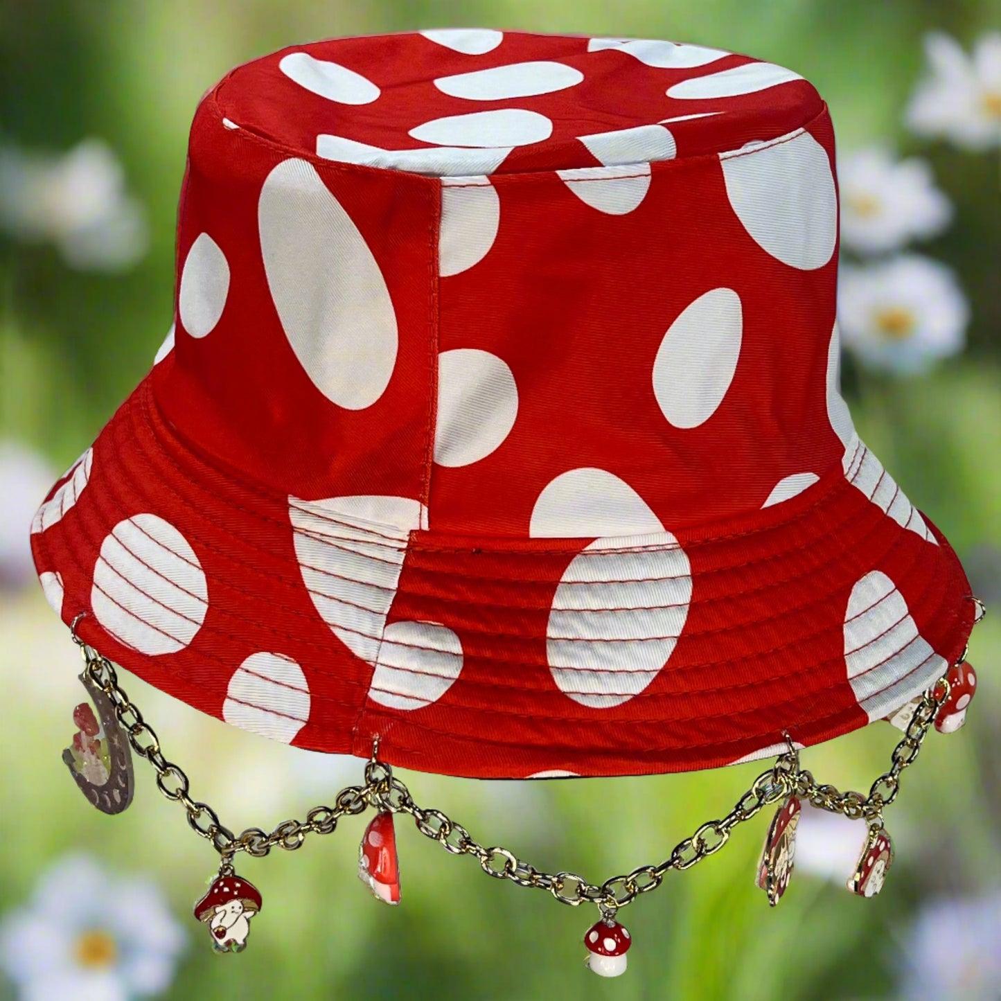 Mayor of Mushietown! Fairytale Cottage Chain and Charm Bucket Hat