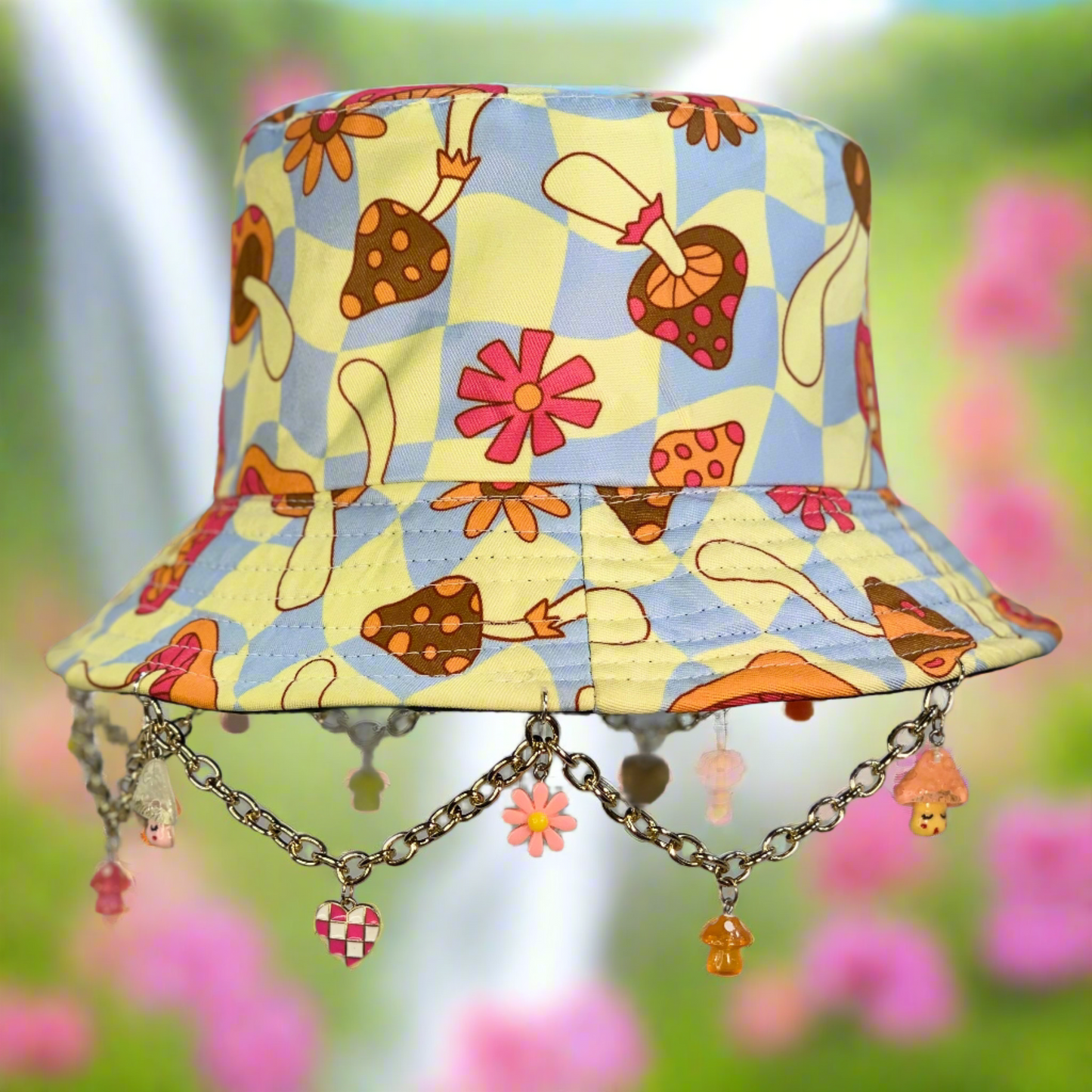 Mod Mushie Mama! Chain and Charm Bucket Hat