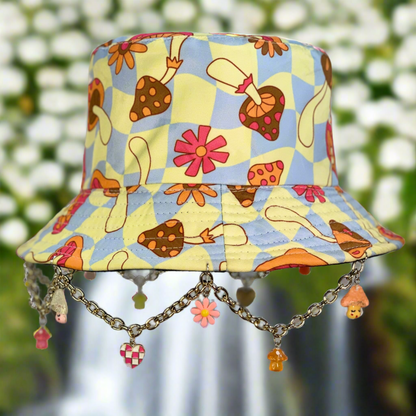 Mod Mushie Mama! Chain and Charm Bucket Hat