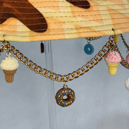 Doughnut Drip Too Hard! Doughnut and Ice Cream Chain and Charm Bucket Hat