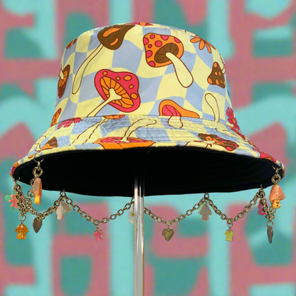 Mod Mushie Mama! Chain and Charm Bucket Hat