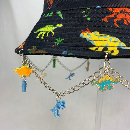 Saur Through The Past! Dinosaur Chain and Charm Bucket Hat