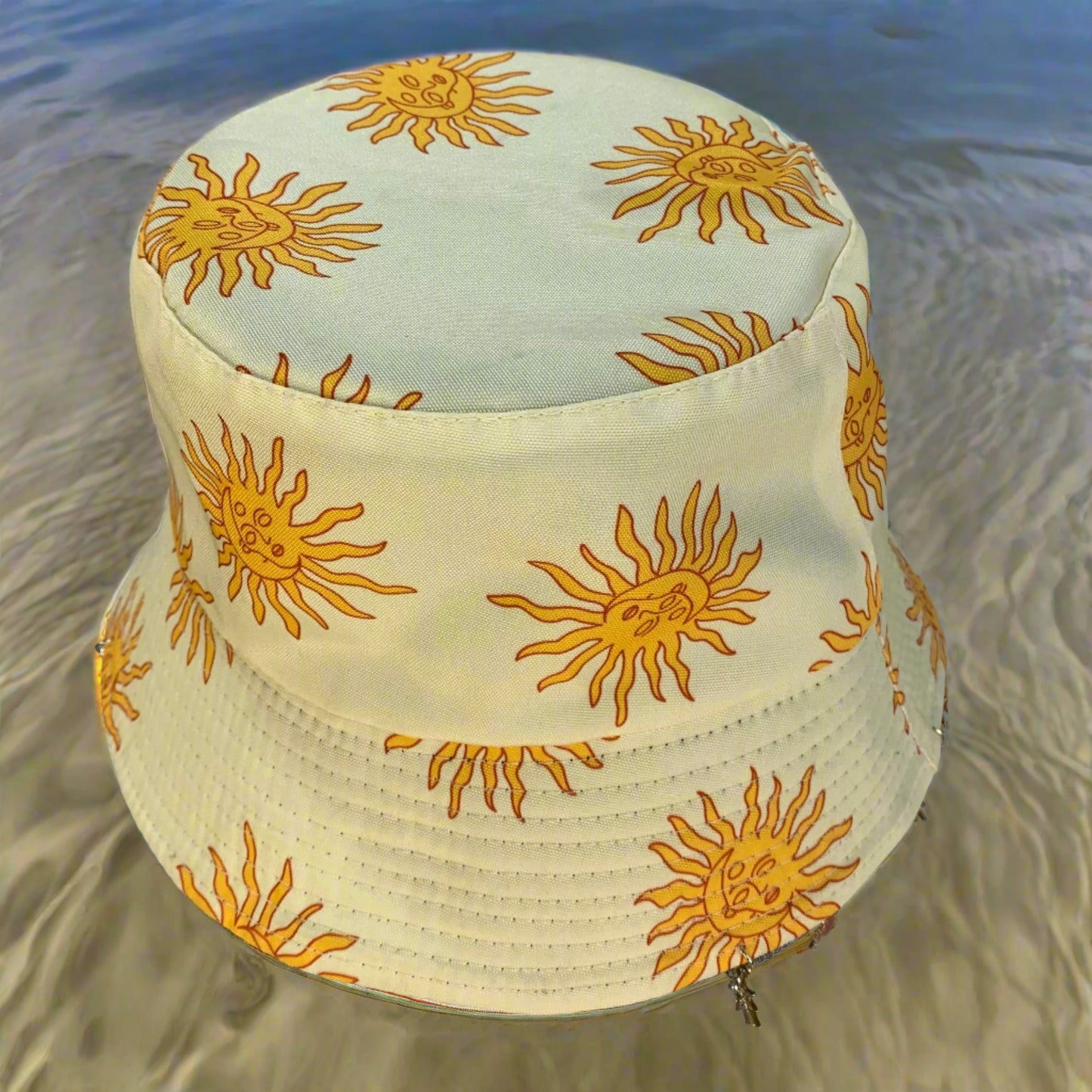 Sun Daze! Sun Charm and Chain Bucket Hat