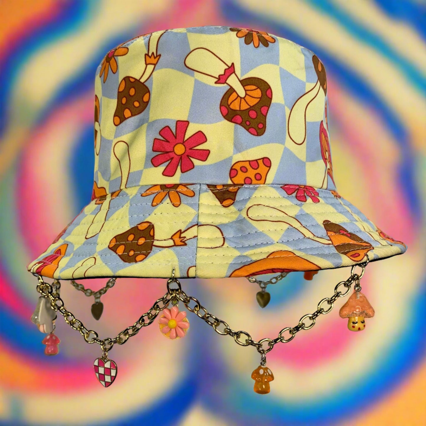 Mod Mushie Mama! Chain and Charm Bucket Hat