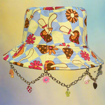 Mod Mushie Mama! Chain and Charm Bucket Hat