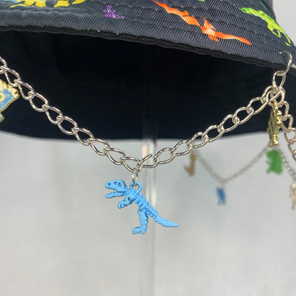 Saur Through The Past! Dinosaur Chain and Charm Bucket Hat