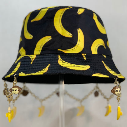 GO BANANAS! Monkey and Bananas Chained and Charmed Bucket Hat