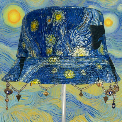 Eye On Van Gogh! Chained and Charmed Bucket Hat