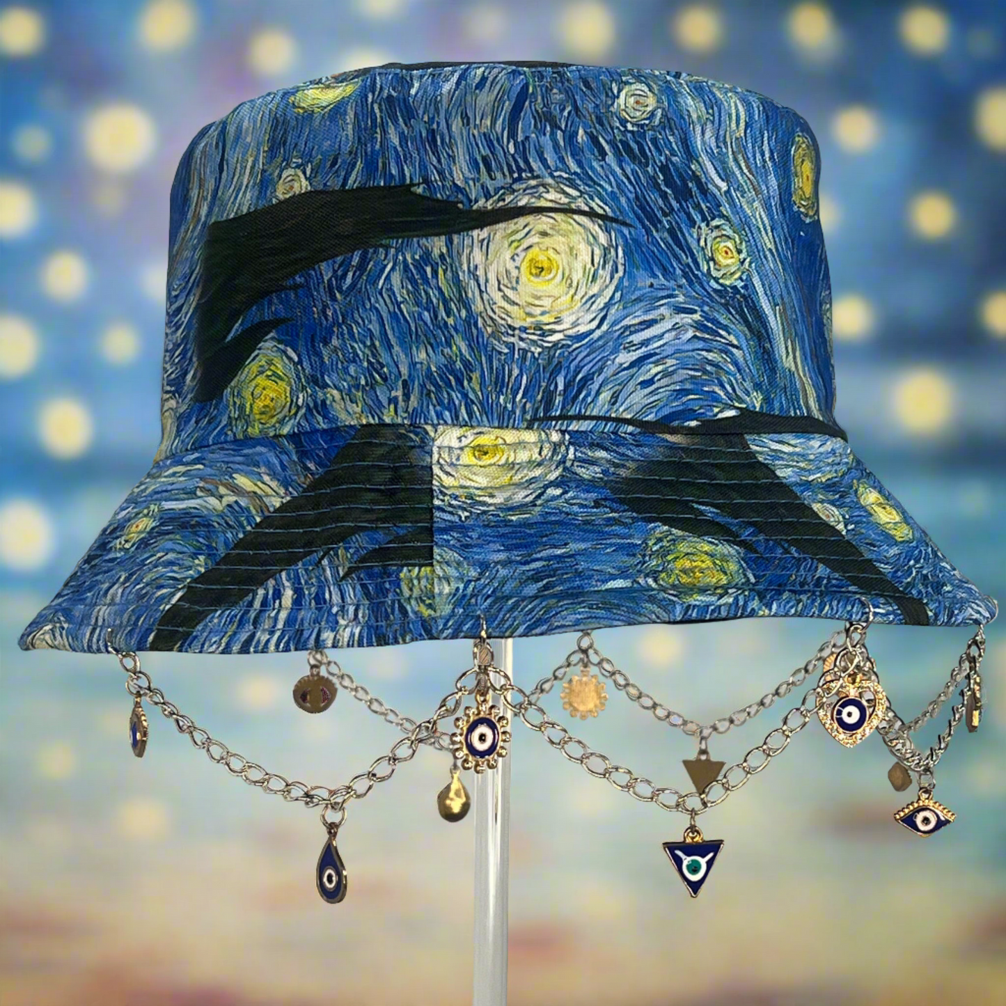 Eye On Van Gogh! Chained and Charmed Bucket Hat