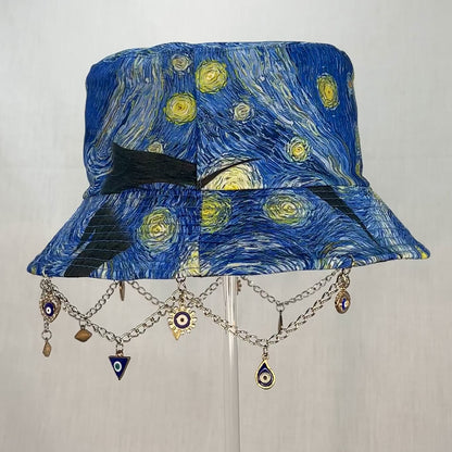 Eye On Van Gogh! Chained and Charmed Bucket Hat