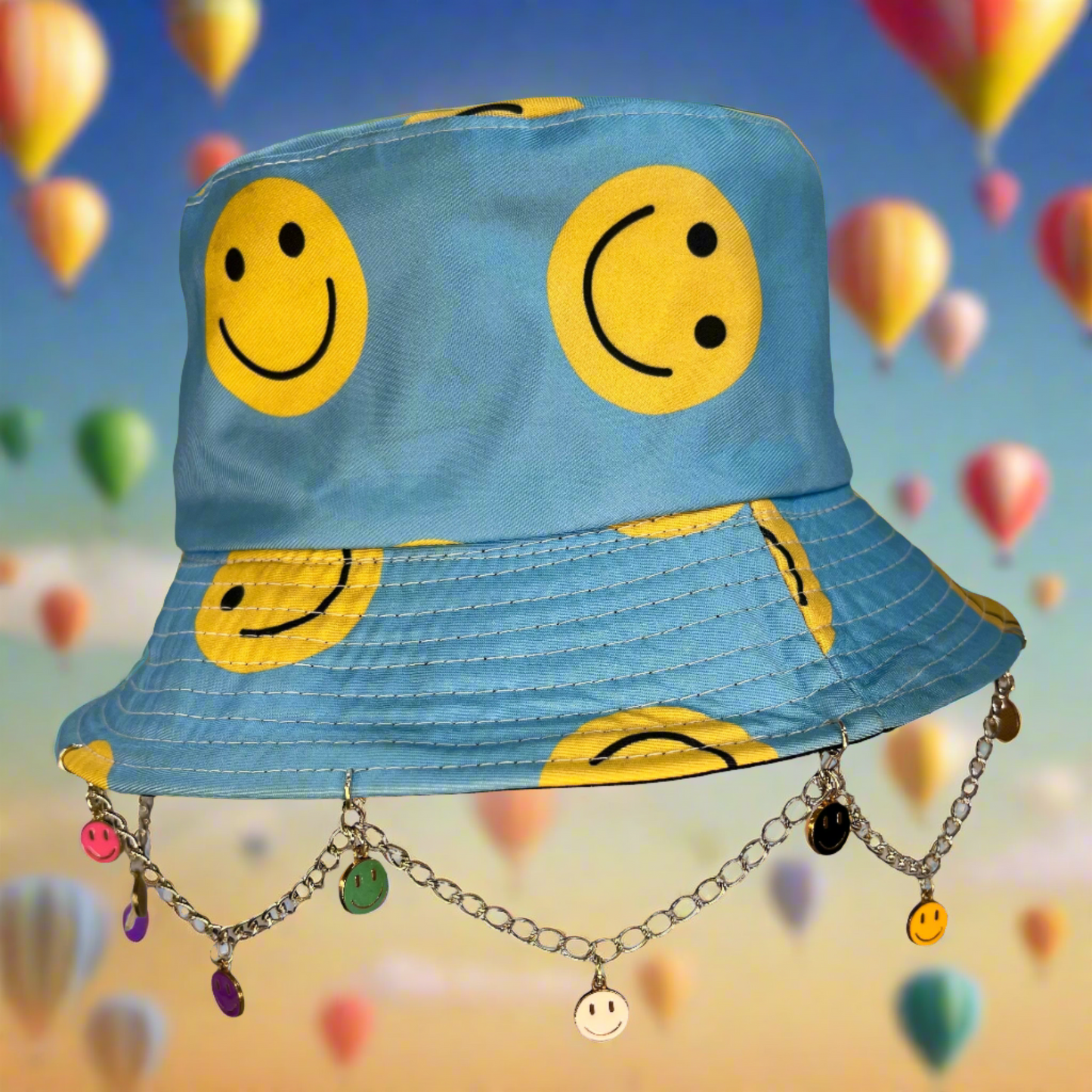 Happy Hippie! Chain and Charm Bucket Hat